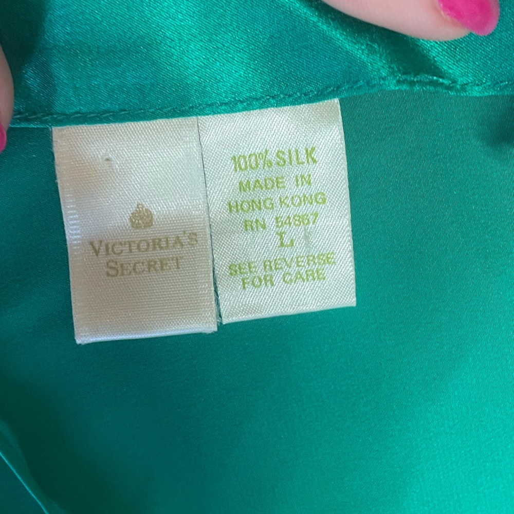 vintage Victoria's Secret 100% silk Victorian Romantic slip dress - Picture 6 of 12